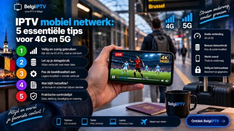 IPTV mobiel netwerk: 5 essentiële tips voor 4G en 5G